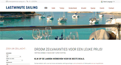 Desktop Screenshot of lastminute-sailing.com
